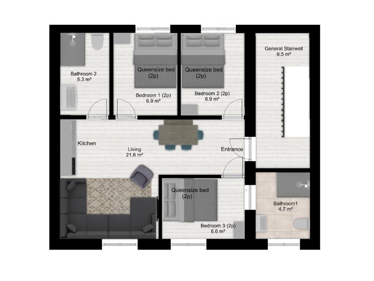 Authentic Stays - 6P-Apartment Eijsden Extérieur photo